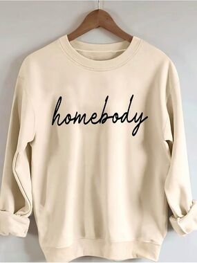 Homebody Graphic Sweatshirt - Cream